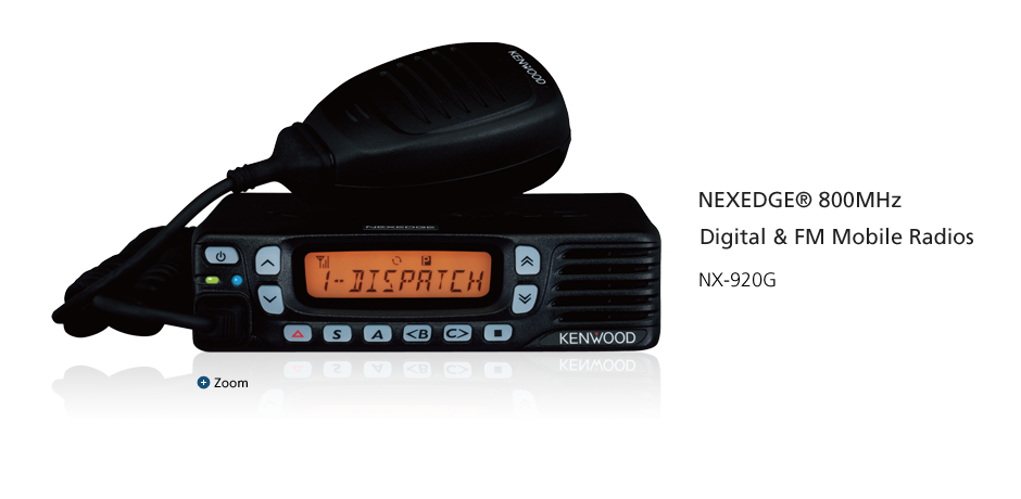 NEXEDGE® 800MHz Digital & FM Mobile Radios NX-920G
