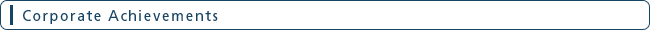 Corporate Achievements