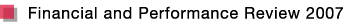 Financial and Performance Review 2007