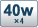 40w�~4