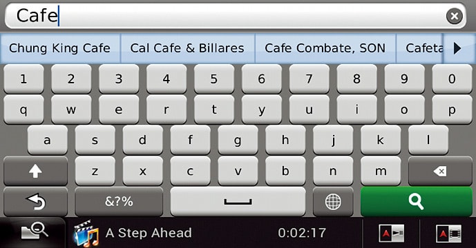 Search Bar with Predictive Text UI