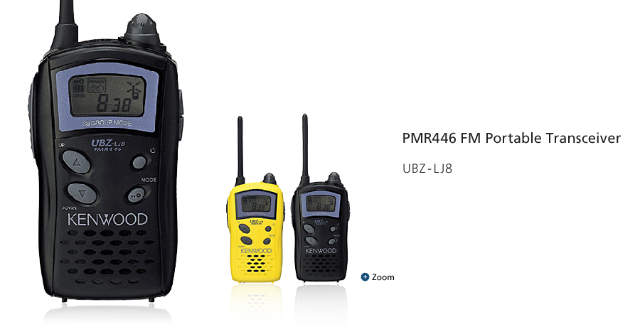 PMR446 FM Portable Transceiver UBZ-LJ8