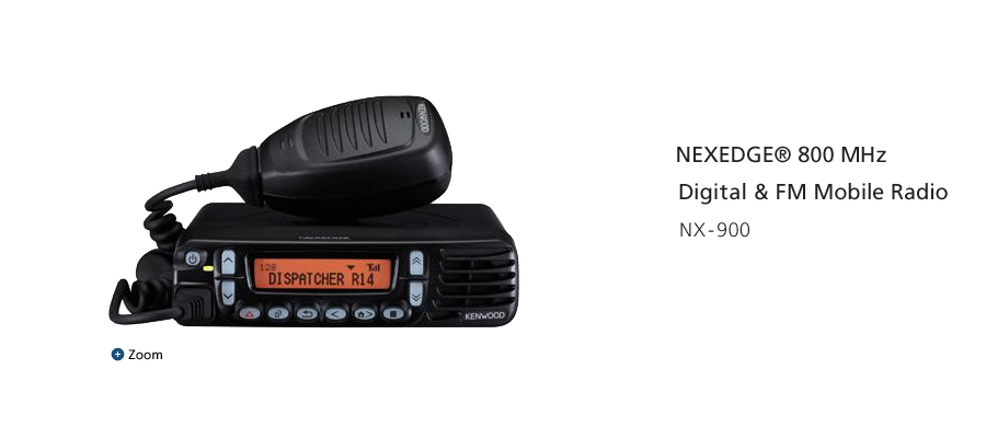 NEXEDGE® 800 MHz Digital & FM Mobile Radio NX-900