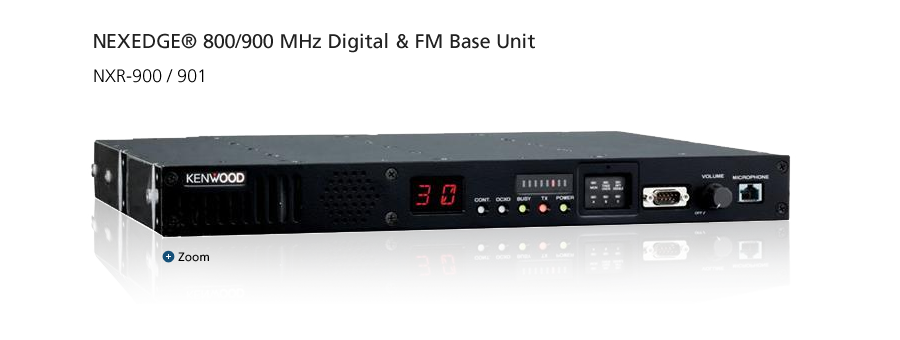 NEXEDGE® 800 MHz Digital & FM Base Unit NXR-900/901
