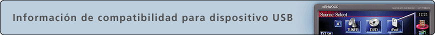 Información de compatibilidad para dispositivo USB
