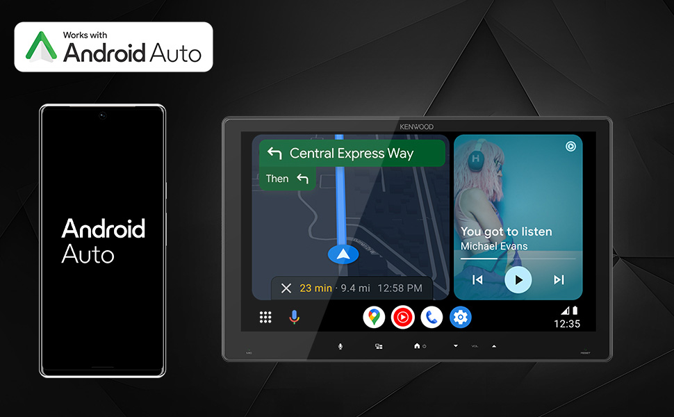 Works with Android Auto