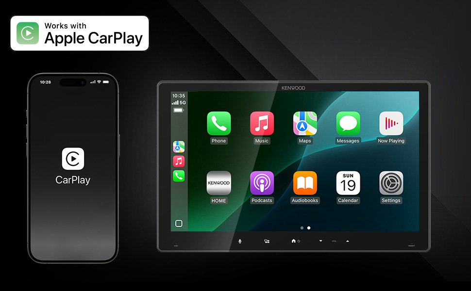 Works with Apple CarPlay