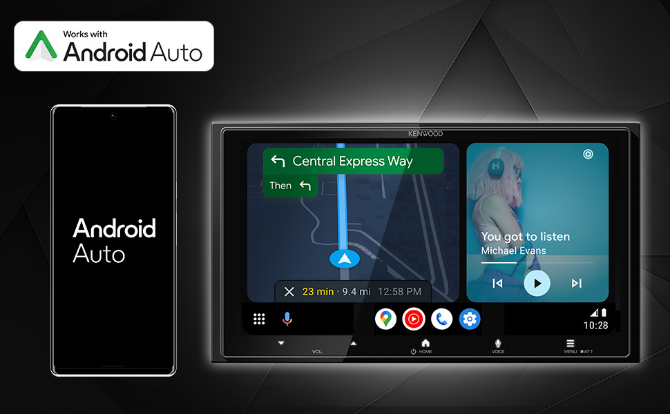 Works with Android Auto