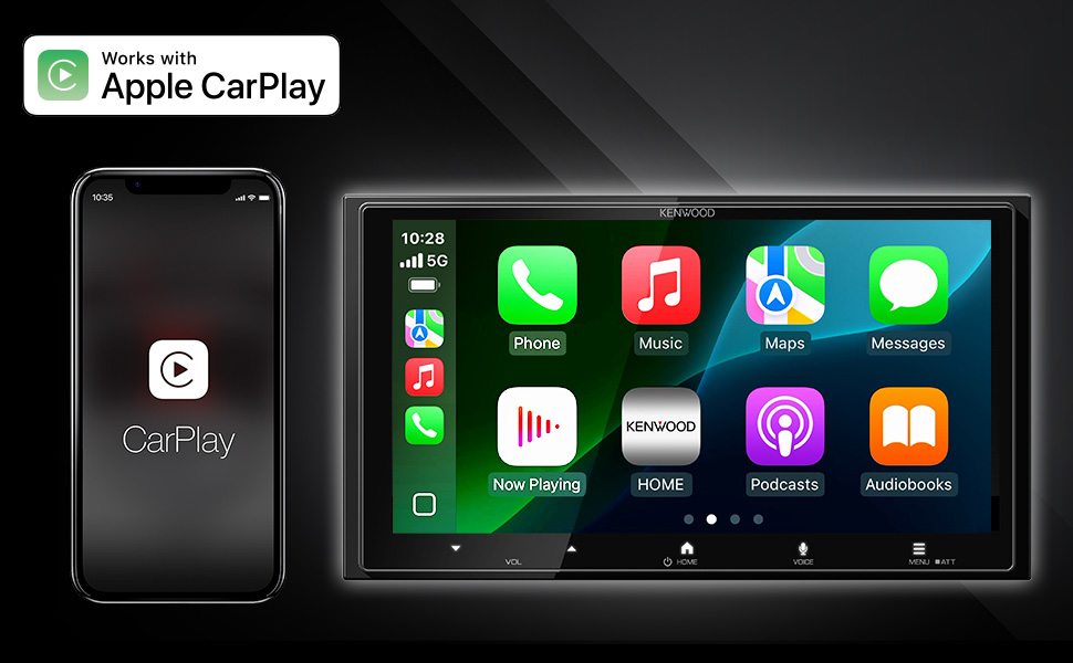 Works with Apple CarPlay