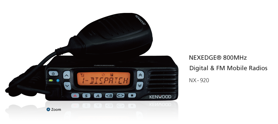 NEXEDGE&reg; 800MHz Digital & FM Mobile Radios NX-920
