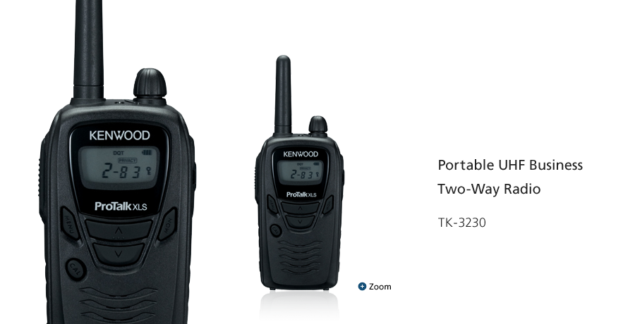 Portable UHF Business Two-Way Radio TK-3230