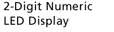 2-Digit Numeric LED Display