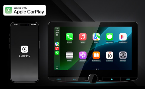 Works with Apple CarPlay