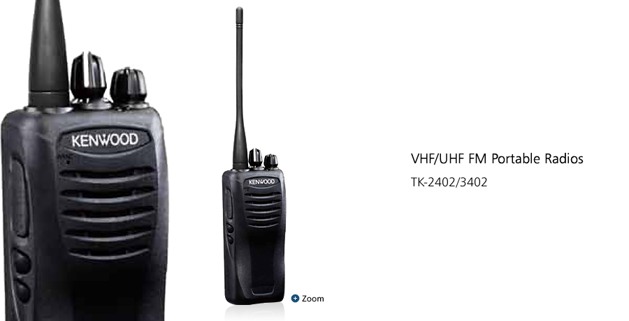 Compact VHF/UHF FM 5-WATT Radios TK-2402/3402