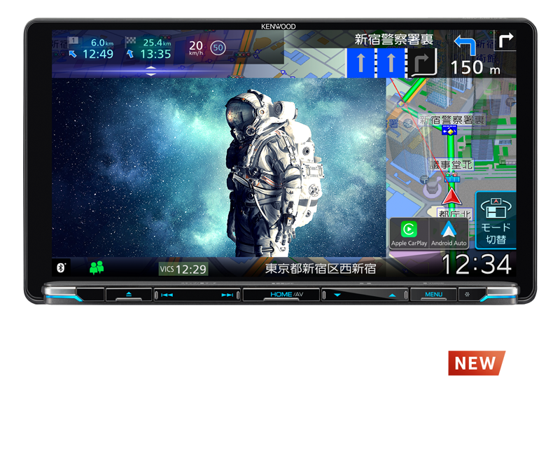 MDV-M911HDL KENWOOD ケンウッド 済まない 彩速ナビ 9V型モデル Apple 