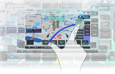 ピンチ操作イメージ