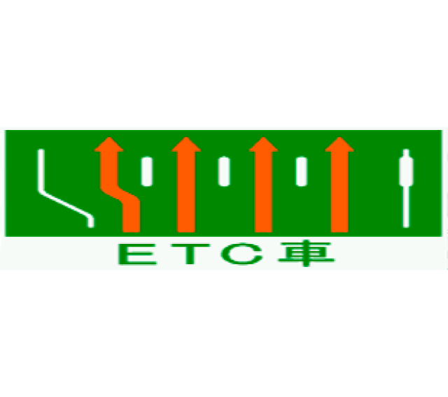 ETCレーン案内標識