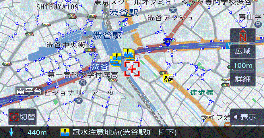 ここです案内