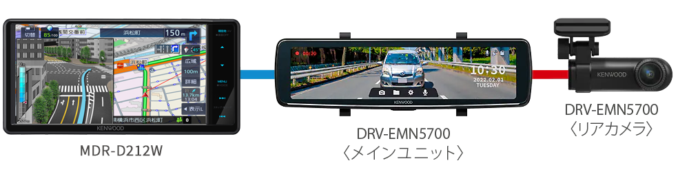 yunケンウッド MDR-D211 彩速ナビ 地図2023年 カーナビ | KENWOOD