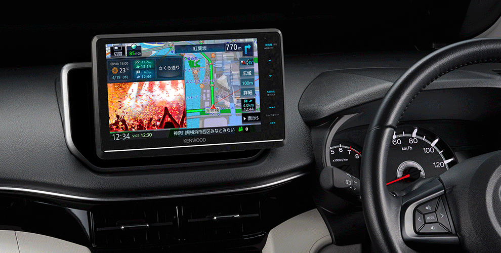 フローティング 大画面 | MDV-S810F | カーナビ | KENWOOD
