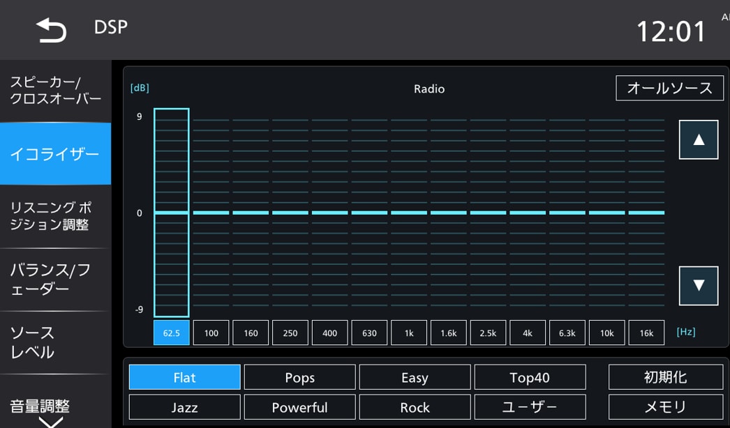 13バンドイコライザー
