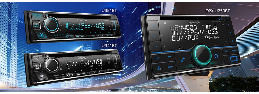 ケンウッド 1DINオーディオデッキ U341BT Bluetooth Alexa 対応 KENWOOD - 通販 - portoex.com.br