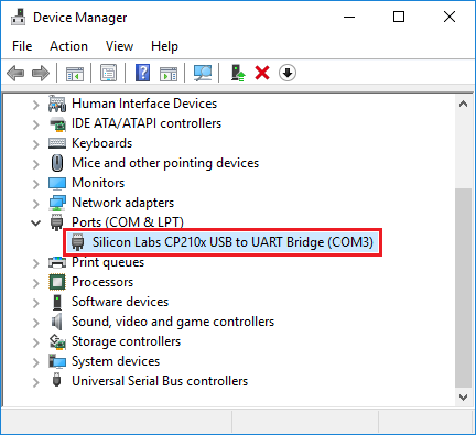 cp210x usb to uart bridge vcp drivers