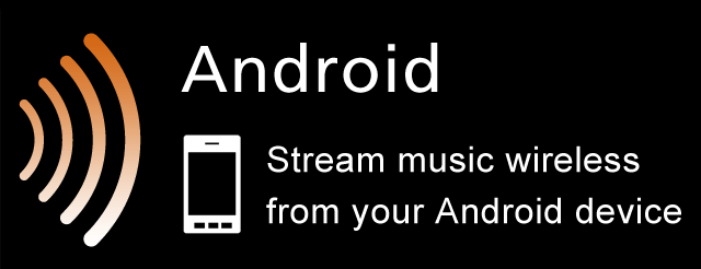 Stream music wireless from your Android device