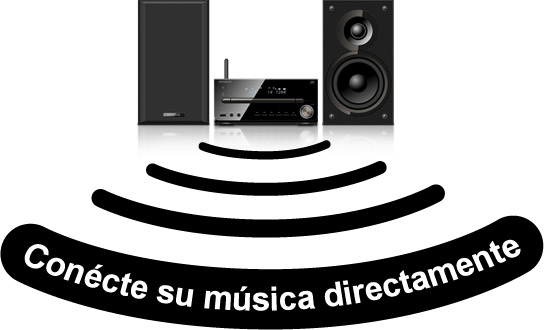 Conécte su música directamente