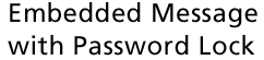 Embedded Message with Password Lock