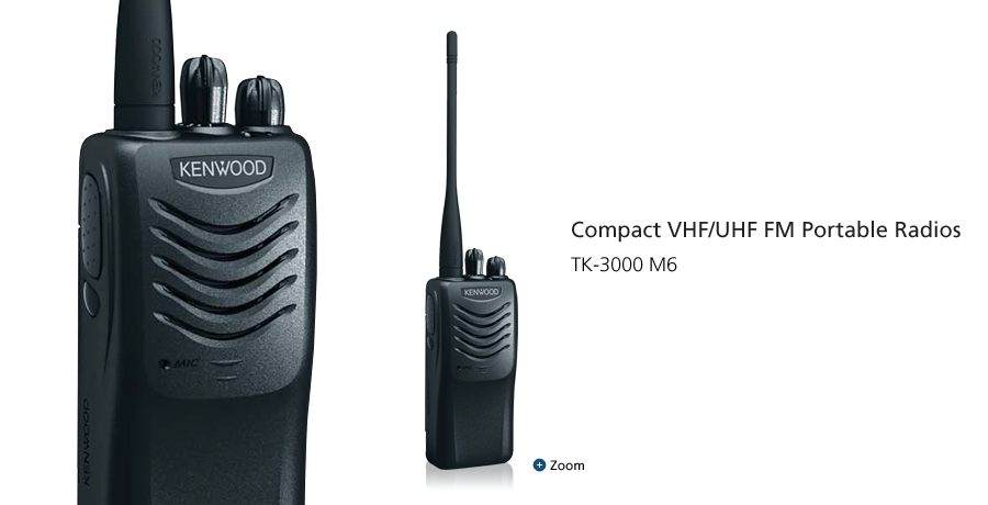 Compact VHF/UHF FM Portable Radios TK-3000 M6