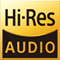 ロゴ：Hi-Res AUDIO