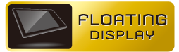 ロゴ：FLOATING DISPLAY