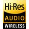 ロゴ：Hi-Res AUDIO WIRELESS