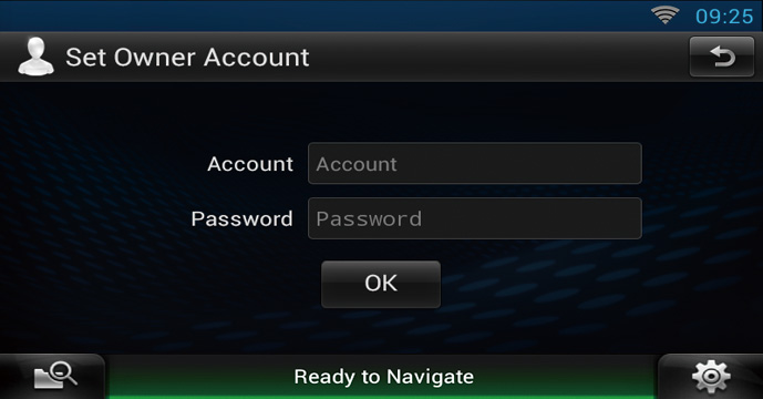Configuration des comptes