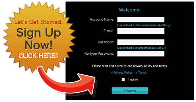 Configuration des comptes