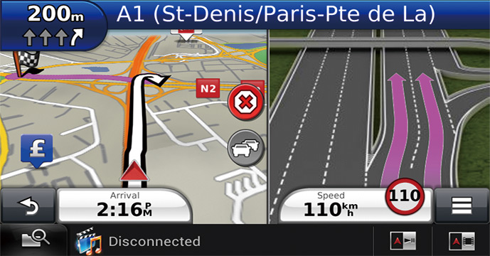 Affichage réaliste des intersections vue du ciel