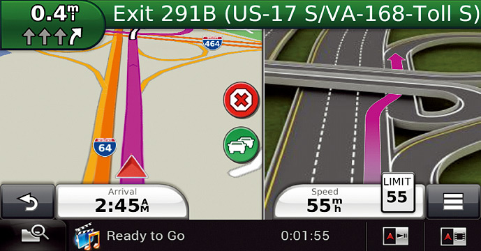Bird's Eye Junction View UI