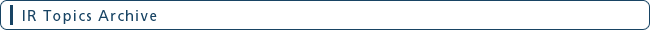 IR Topics Archive