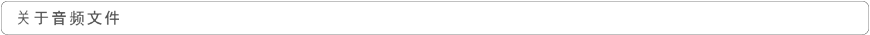 关于音频文件