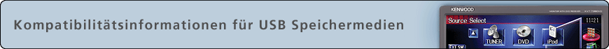 Kompatibilitätsinformationen für USB Speichermedien