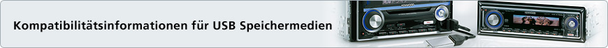 Kompatibilitätsinformationen für USB Speichermedien