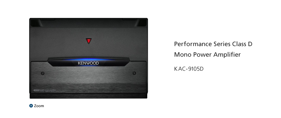 Performance Series Class D Mono Power Amplifier KAC-9105D