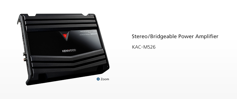 Stereo/Bridgeable Power Amplifier KAC-M526