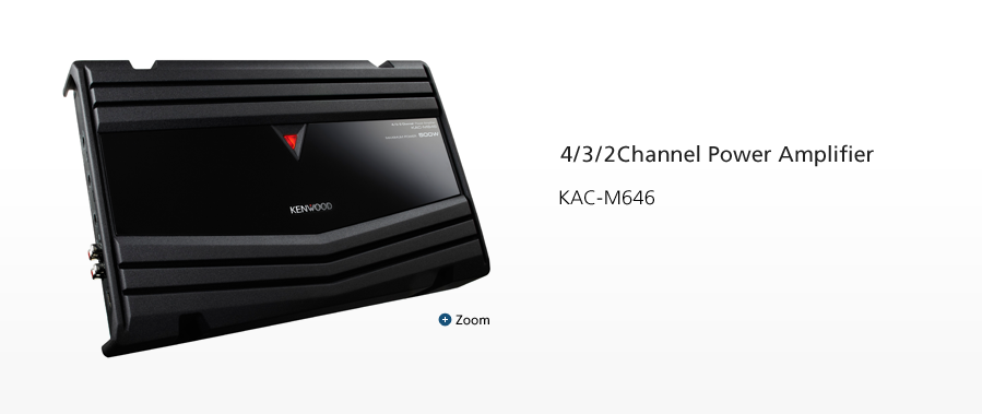 4/3/2 Channel Power Amplifier KAC-M646