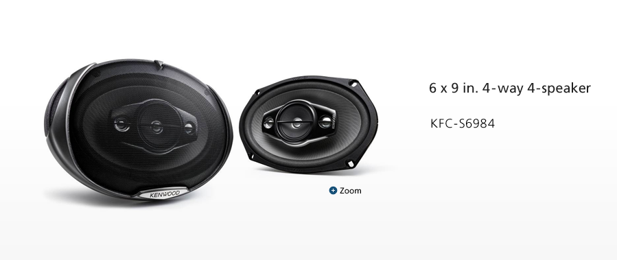 6 x 9 in. 4-way 4-speaker KFC-S6984