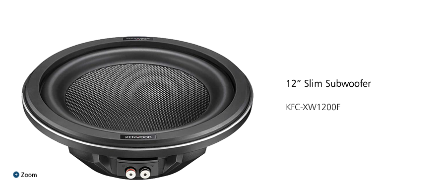 12” Slim Subwoofer KFC-XW1200F