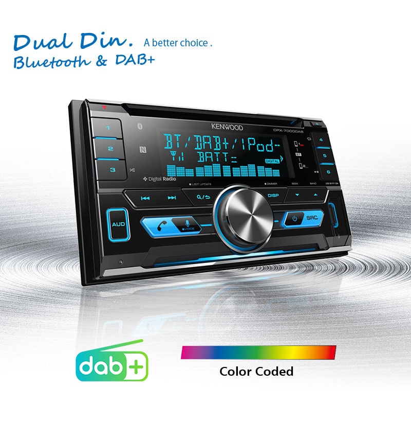 DPX-7100DAB | 1DIN & 2DIN Receivers | Car Electronics | KENWOOD 