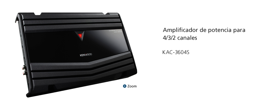 Amplificador de potencia para 4/3/2 canales KAC-3604S