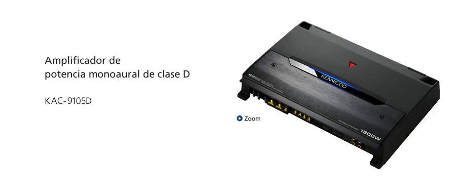 Amplificador de potencia monoaural de clase D KAC-9105D
